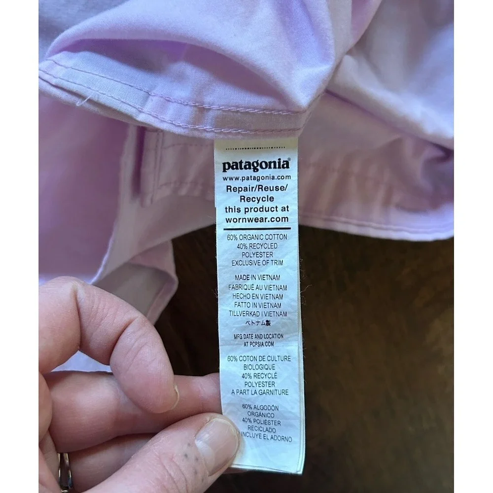 Patagonia Daily Shirt Dragon Purple S Button Up Baggies Shorts 5